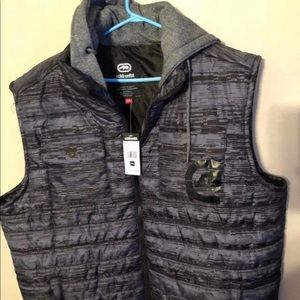 Ecko Unltd Mens Puffer Vest Size 2XL